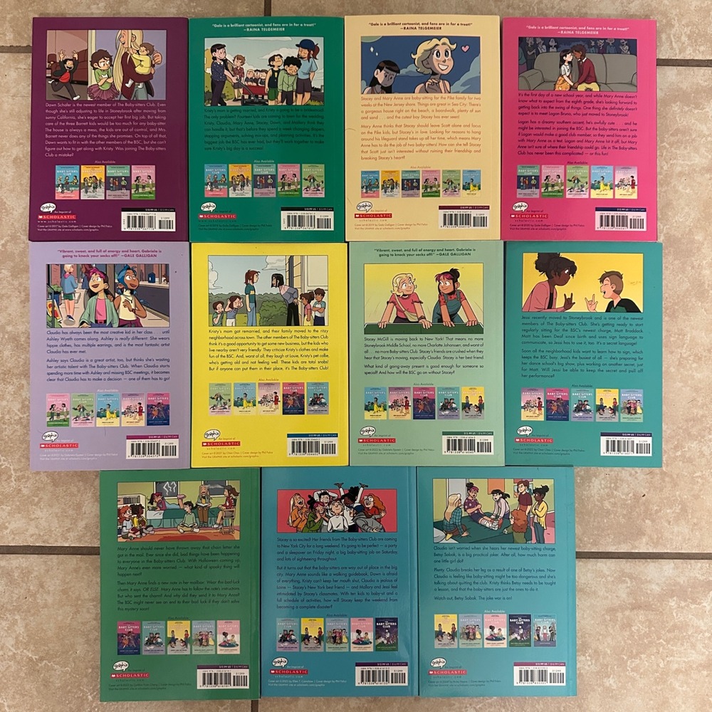 The Baby-Sitters Club Graphic Novel Lot Books 5-15 Scholastic Graphix Ann Martin - Picture 3 of 16